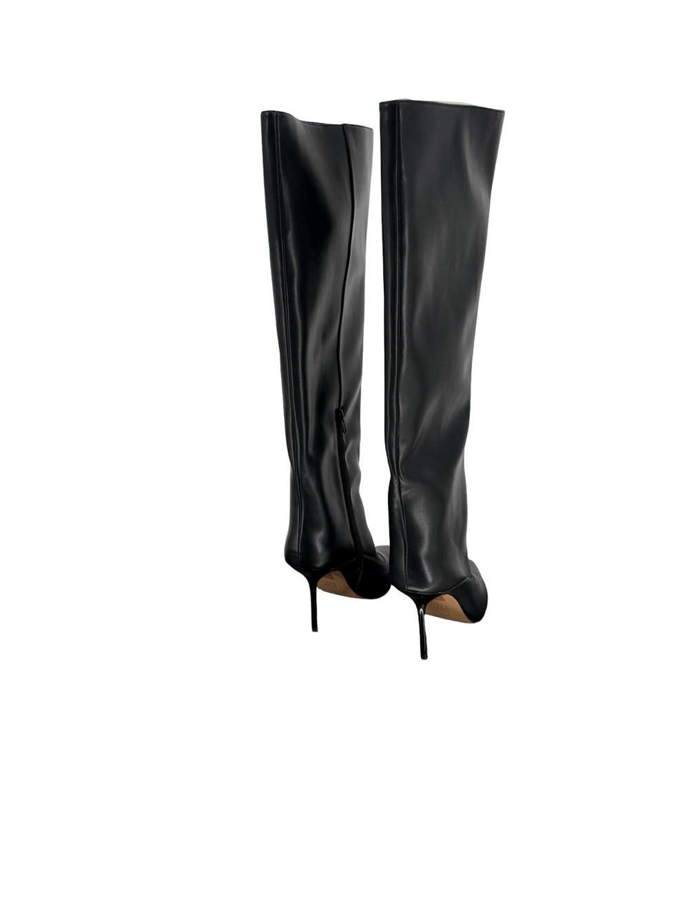 New AAJ by Aminah Isabella Black Knee-High Boots – Size 8M - Picture 4 of 9